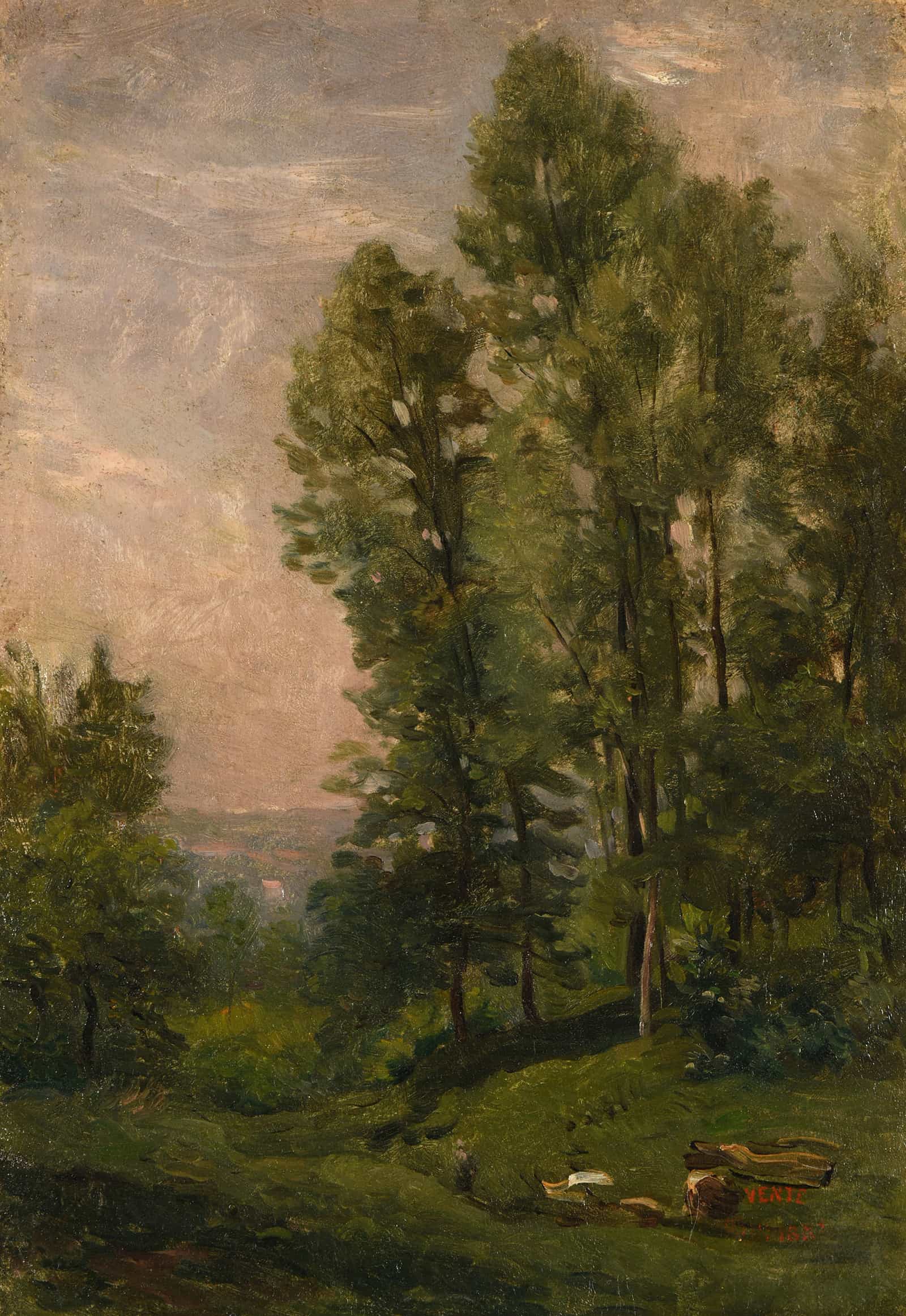 Paysage Stade De Creation Etude by Charles Francois Daubigny