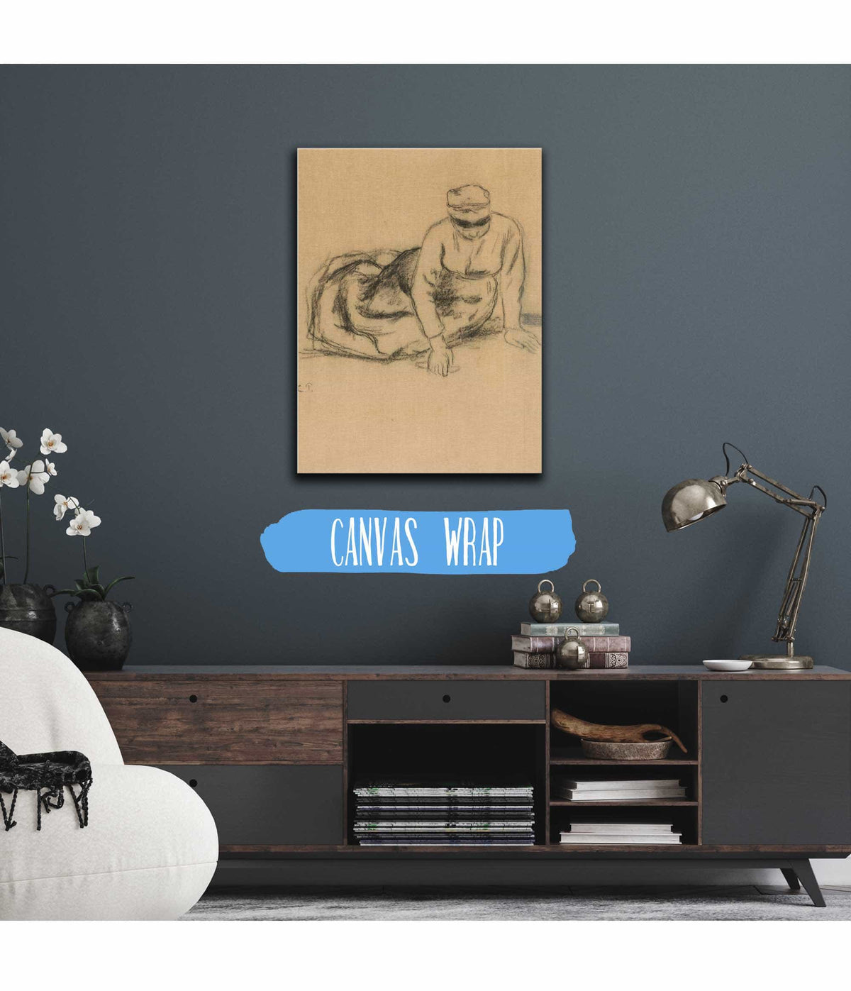 Paysanne Assise by Camille Pissarro