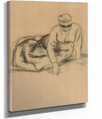 Paysanne Assise by Camille Pissarro