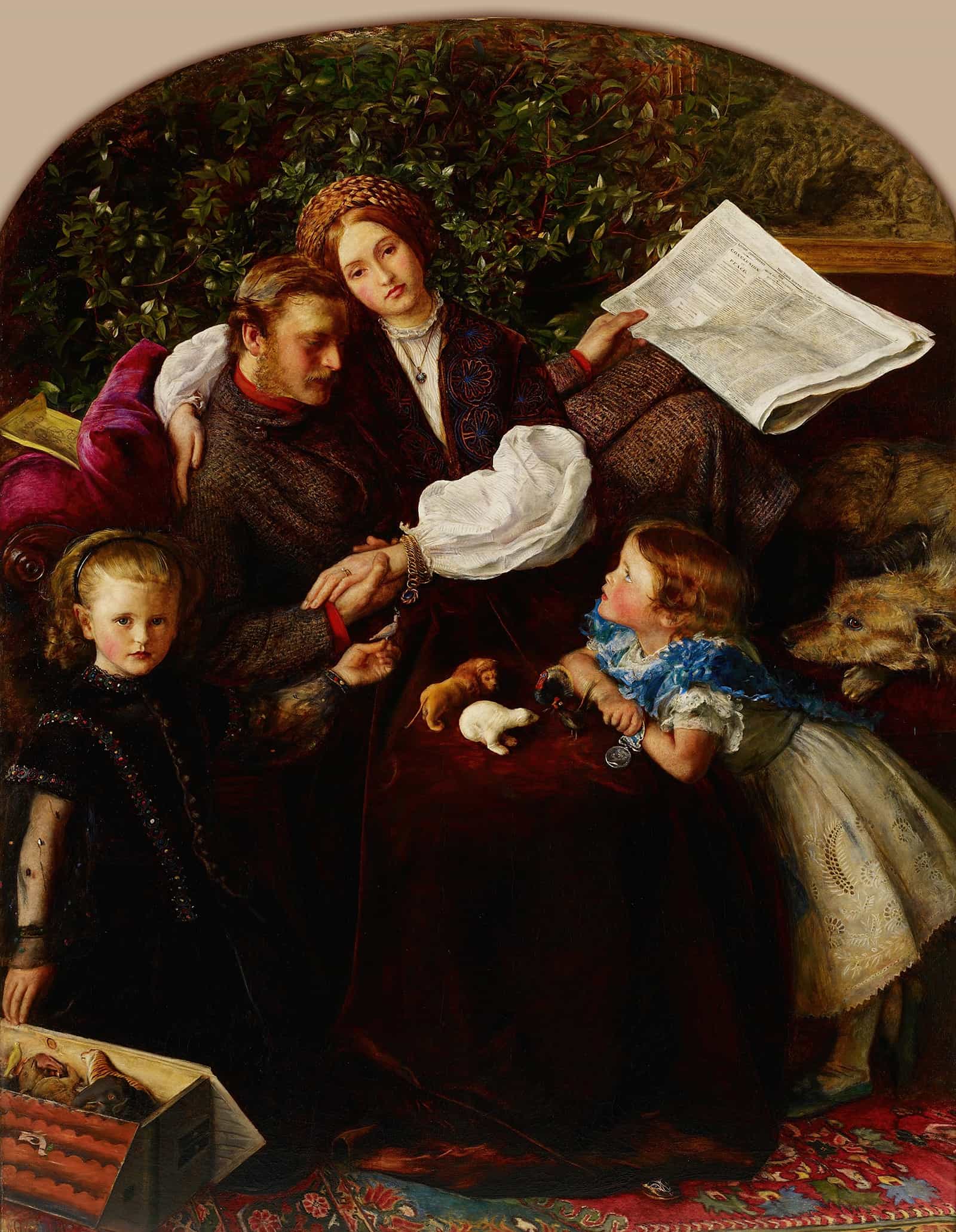 Peace Concluded by Sir John Everett Millais