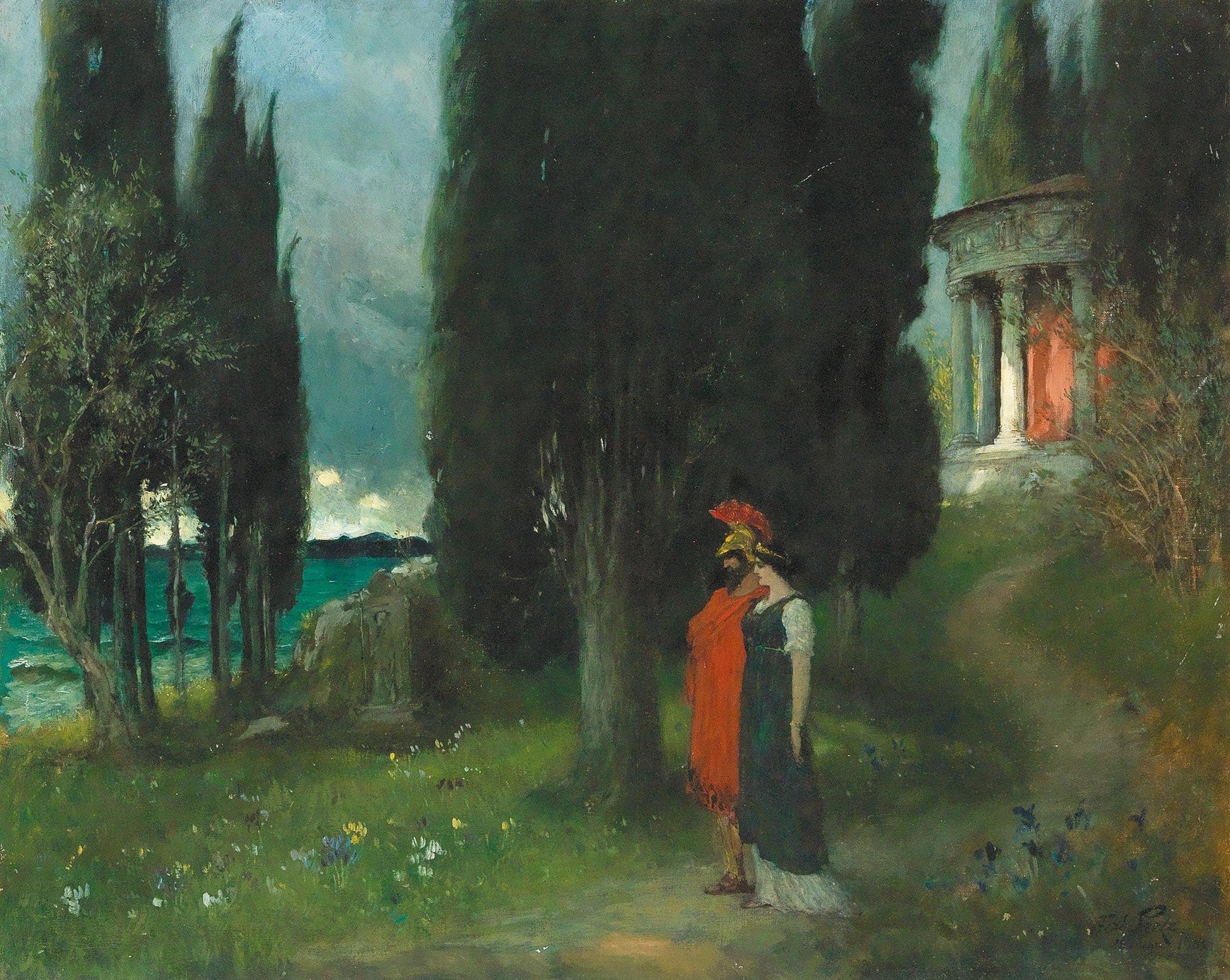 Peaceful Evening by Ferdinand Leeke