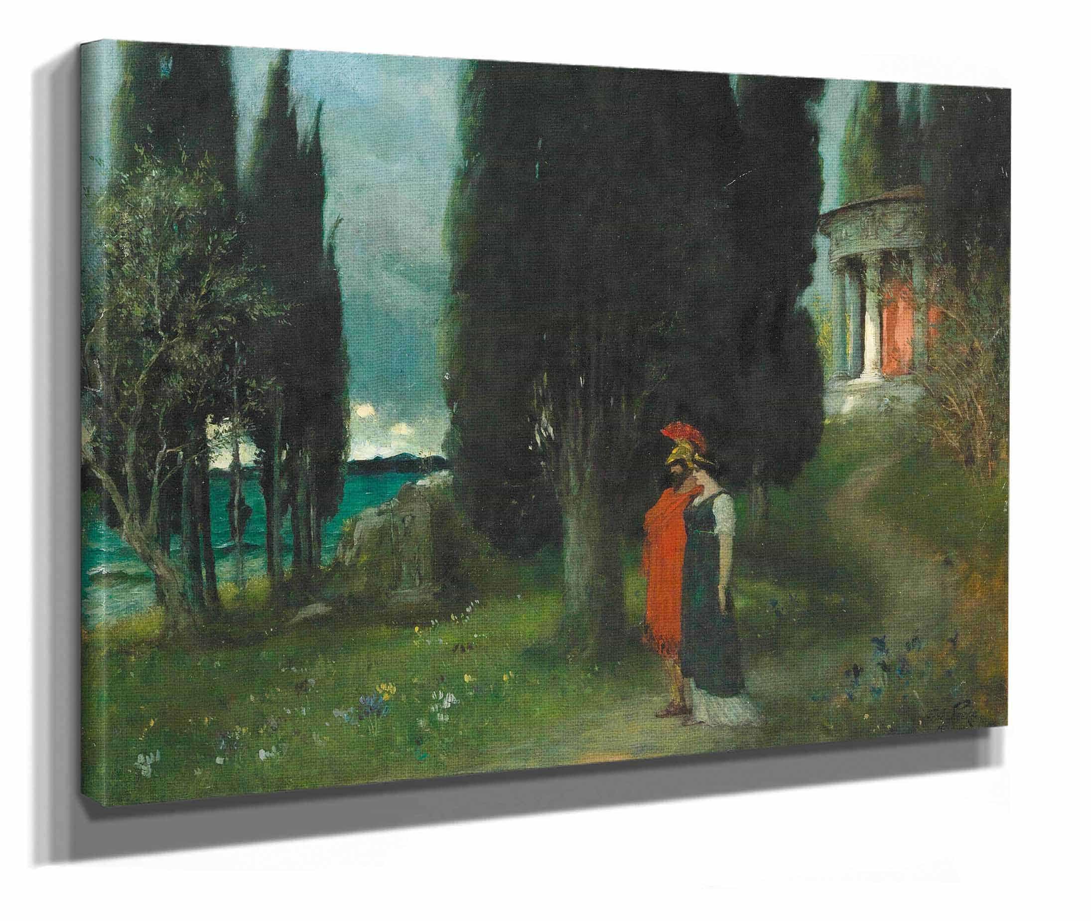 Peaceful Evening by Ferdinand Leeke