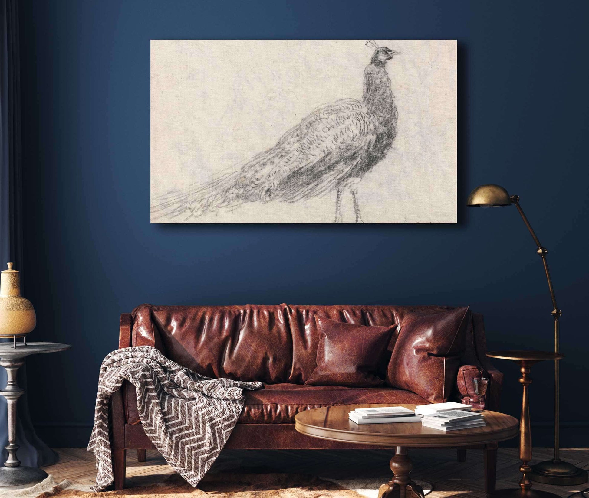 Peacock At Capel Curig S by David Cox