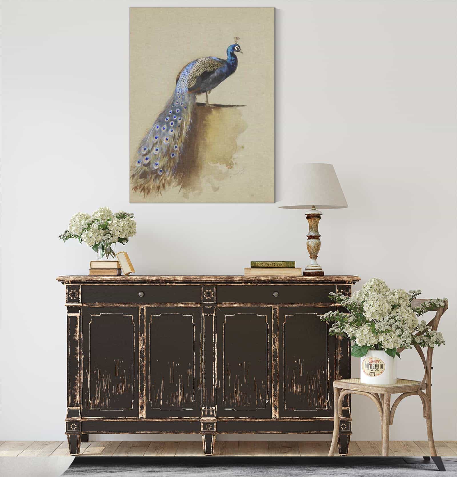 Peacock by Archibald Thorburn