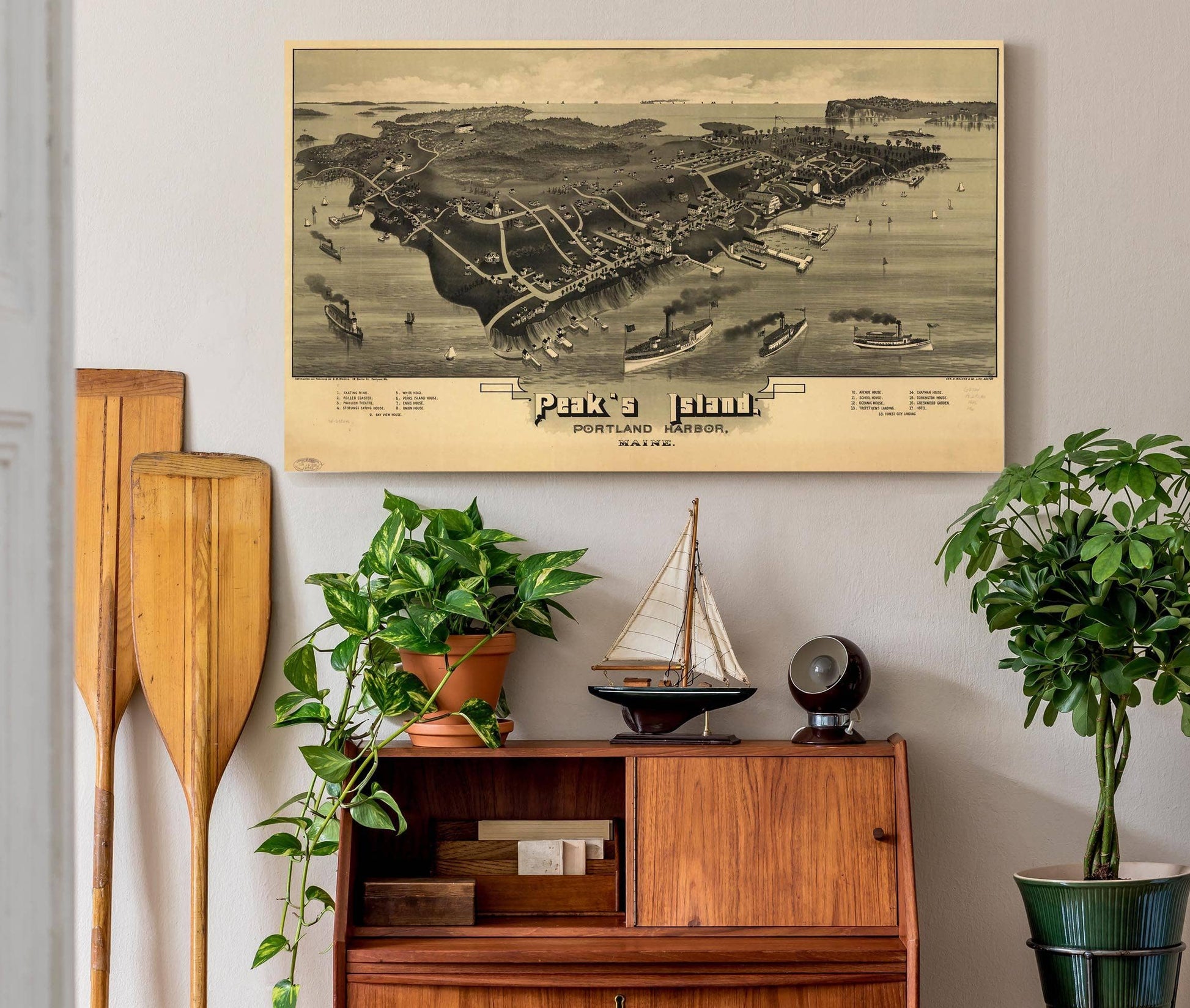 Peaks Island Portland Harbor Maine  State Of Maine