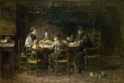 Peasant Family At The Table by Jozef Israels