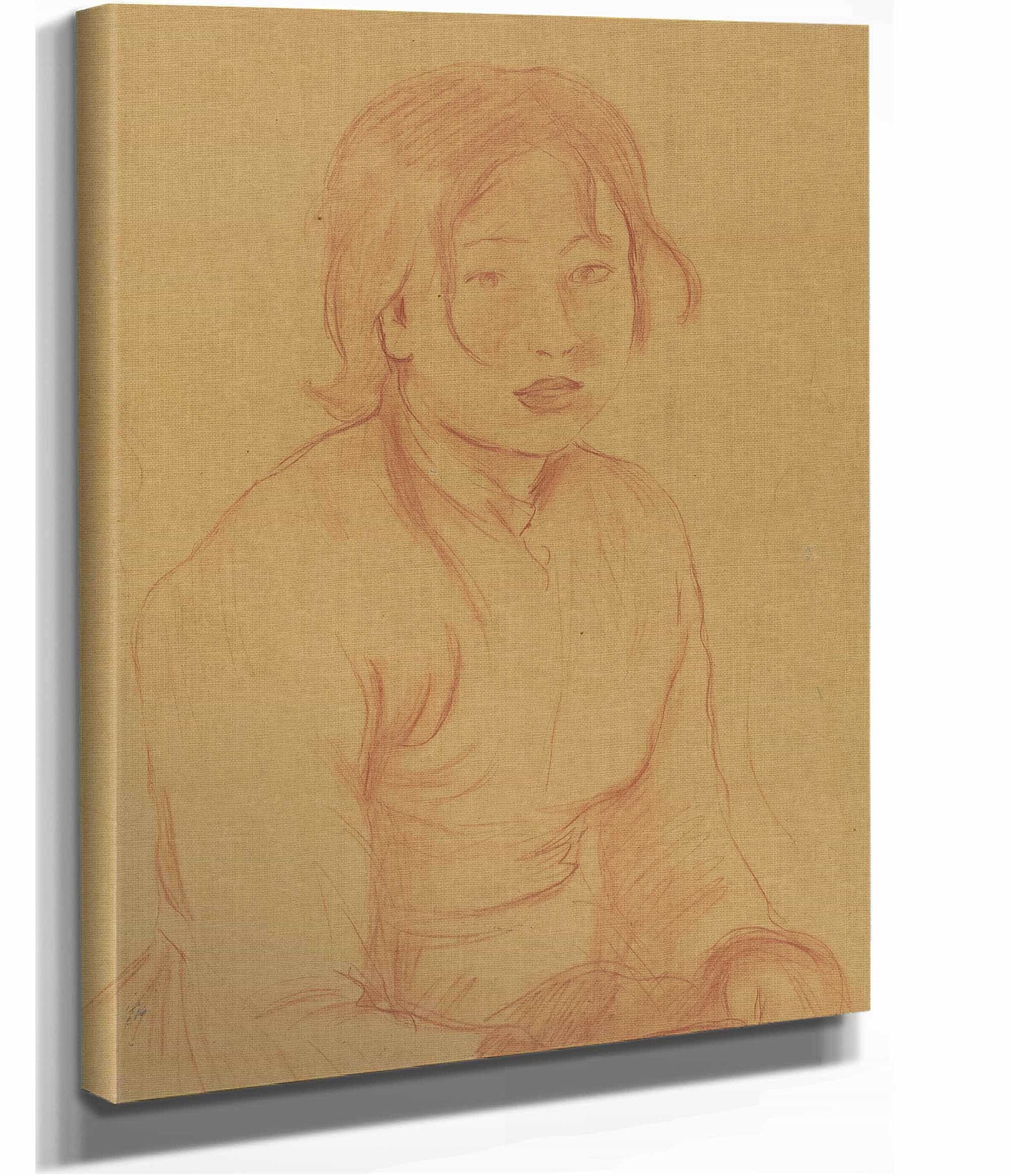 Peasant Girl by Berthe Morisot