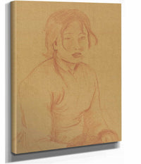 Peasant Girl by Berthe Morisot