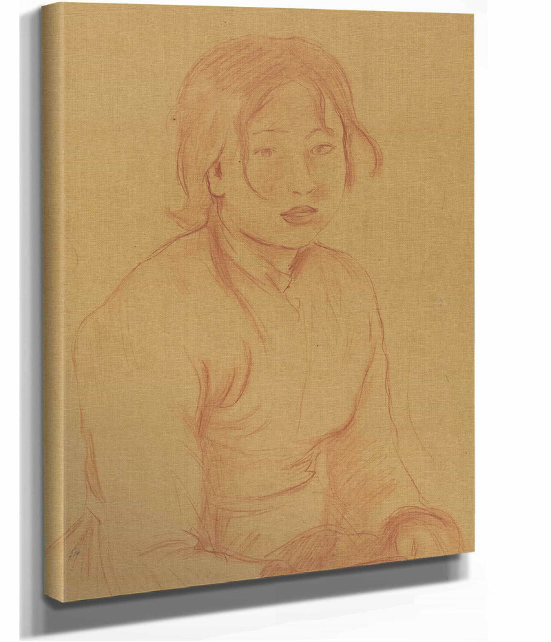 Peasant Girl by Berthe Morisot