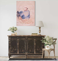 Peasant Girl Seated On The Ground Early S by Camille Pissarro