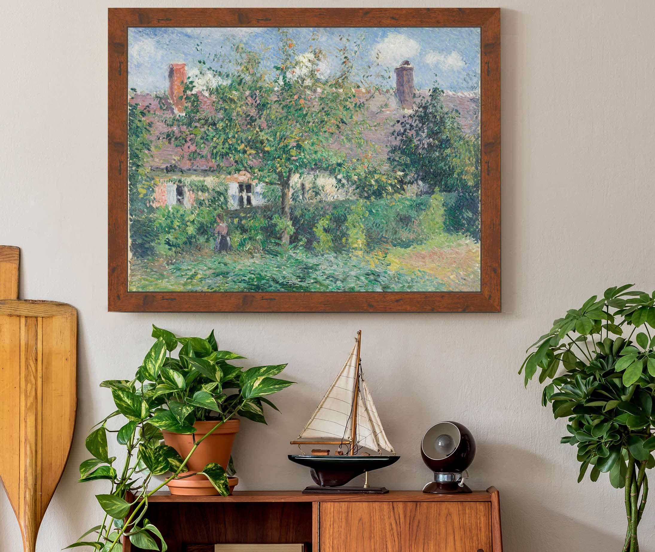 Peasant House At Eragny by Camille Pissarro
