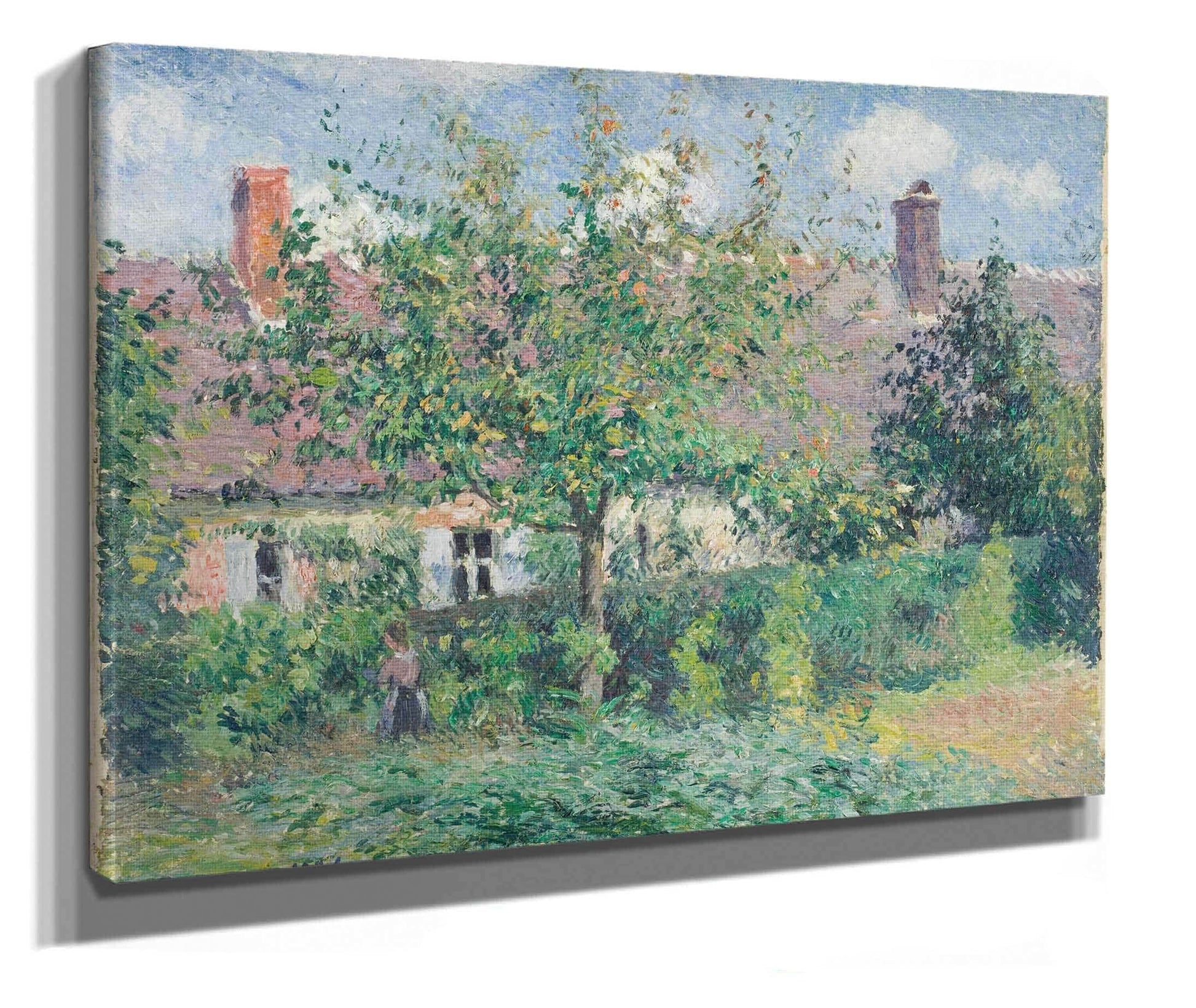 Peasant House At Eragny by Camille Pissarro