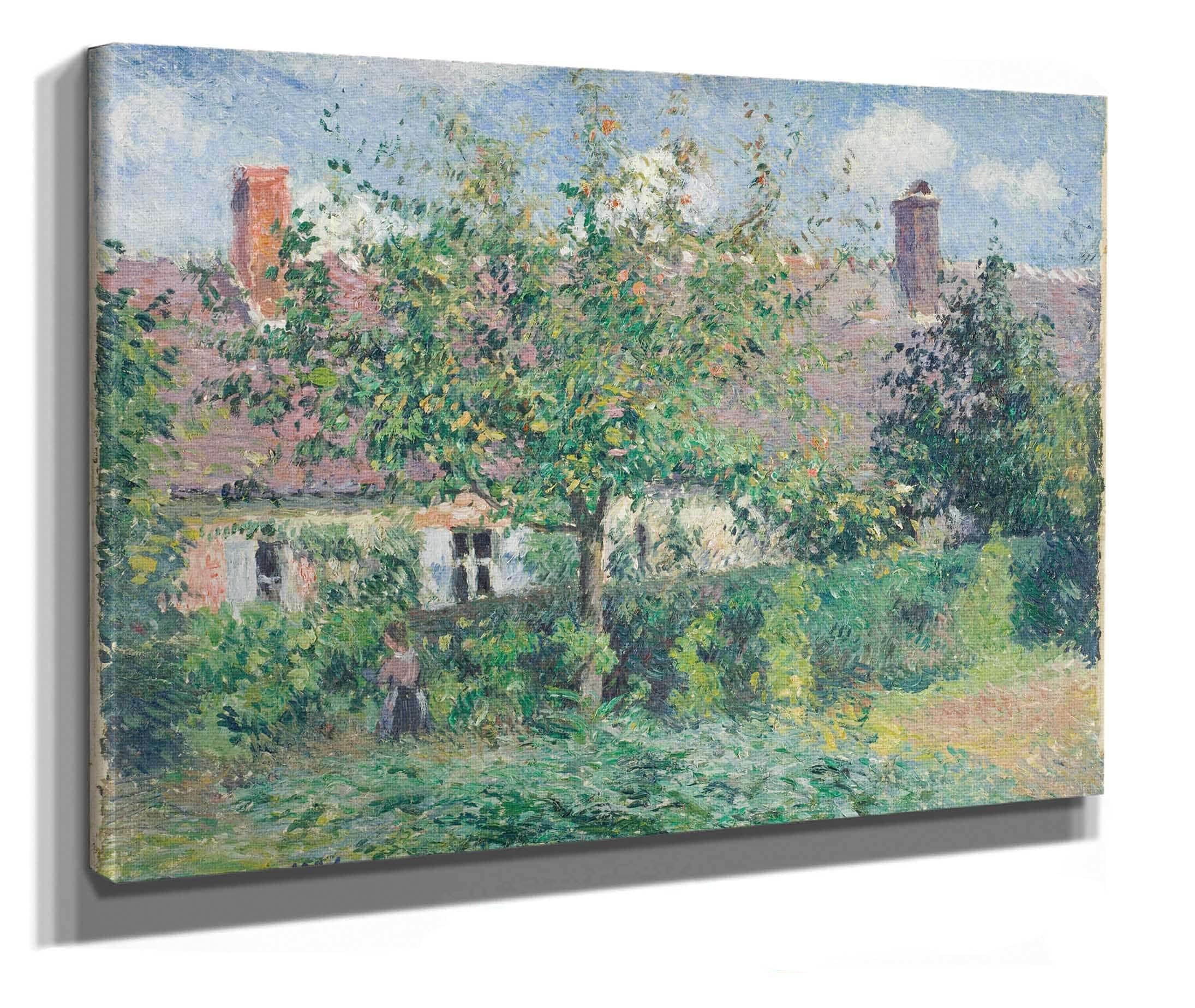 Peasant House At Eragny by Camille Pissarro