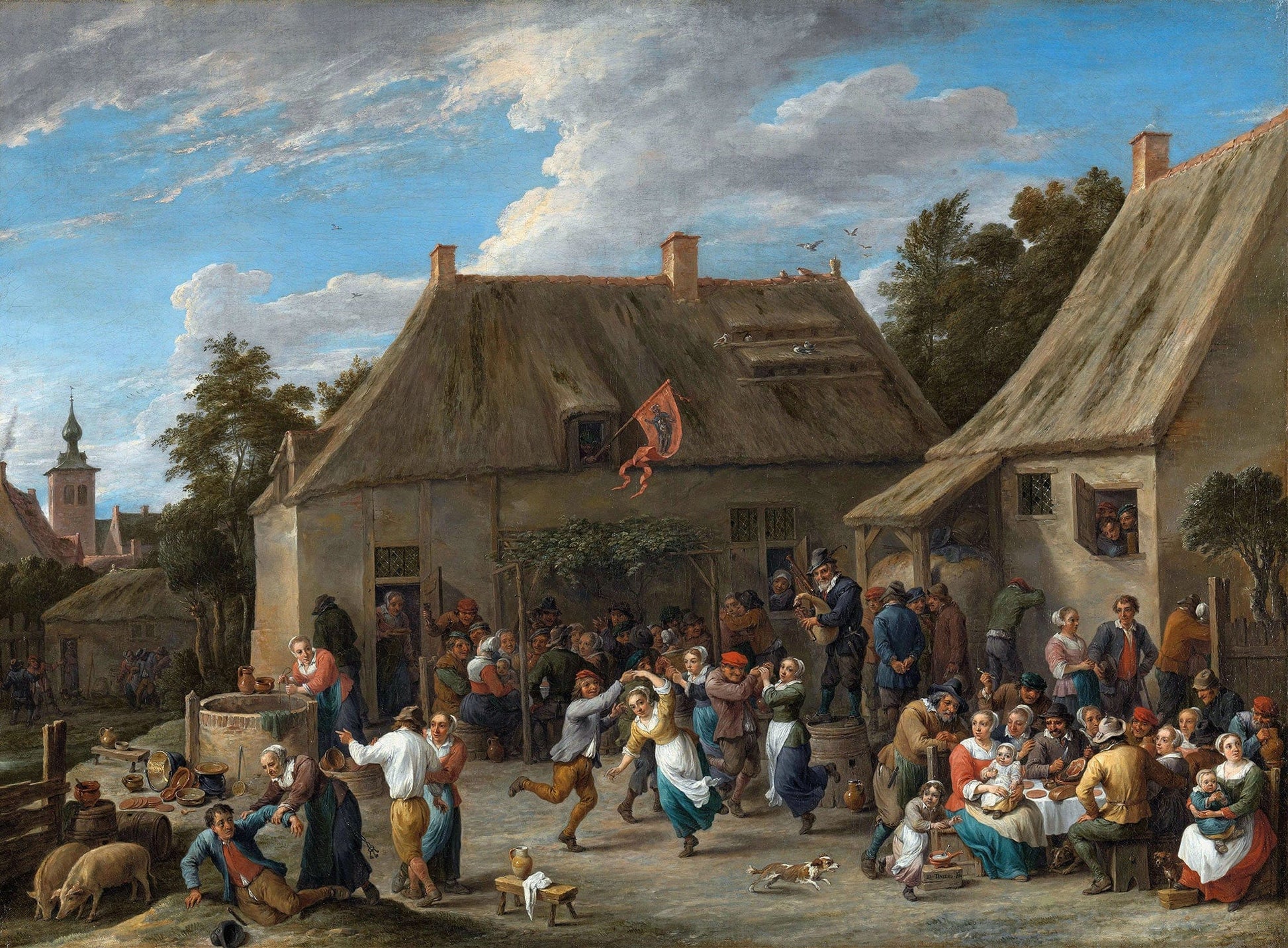 Peasant Kermis by David Teniers The Younger
