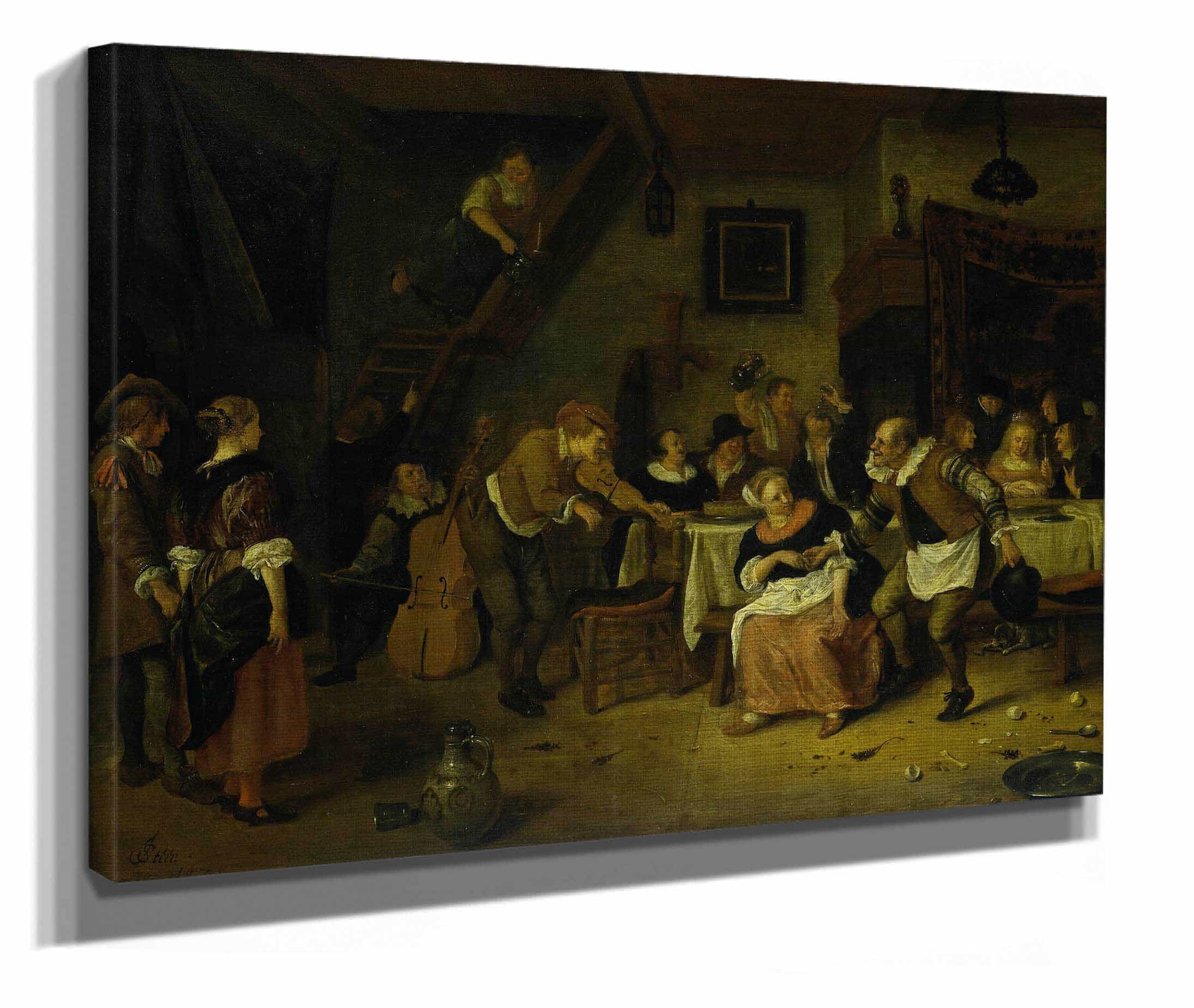 Peasant Wedding by Jan Steen