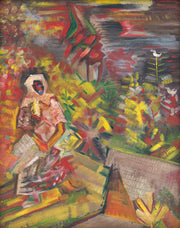 Peasant Woman by Arnold Peter Weisz Kubincan