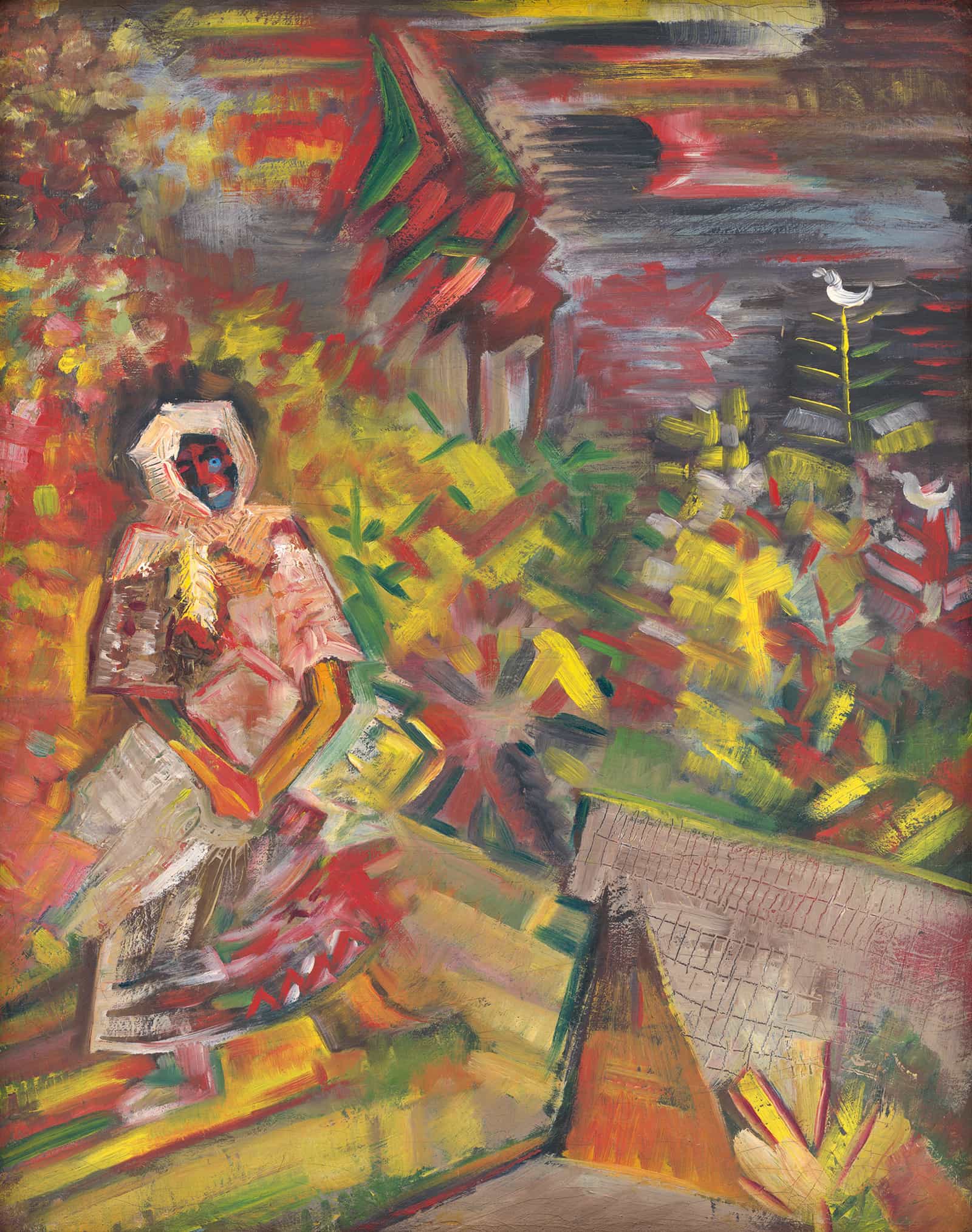 Peasant Woman by Arnold Peter Weisz Kubincan