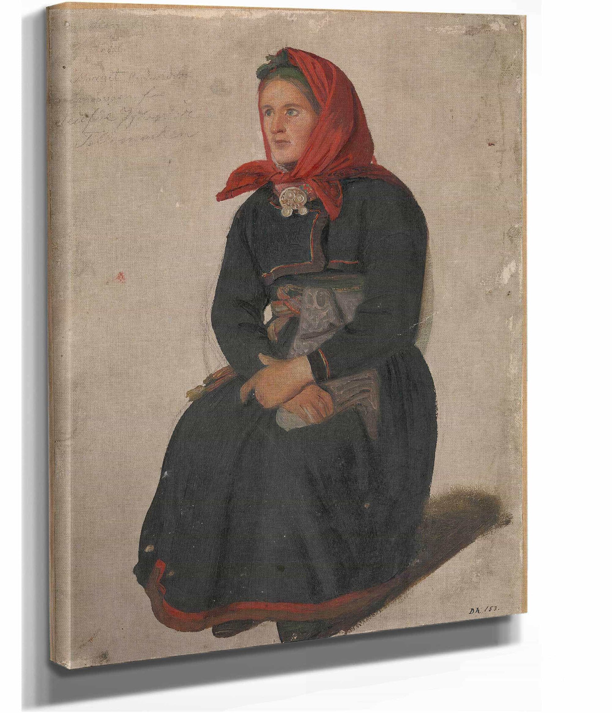 Peasant Woman From Telemark by Adolph Tidemand