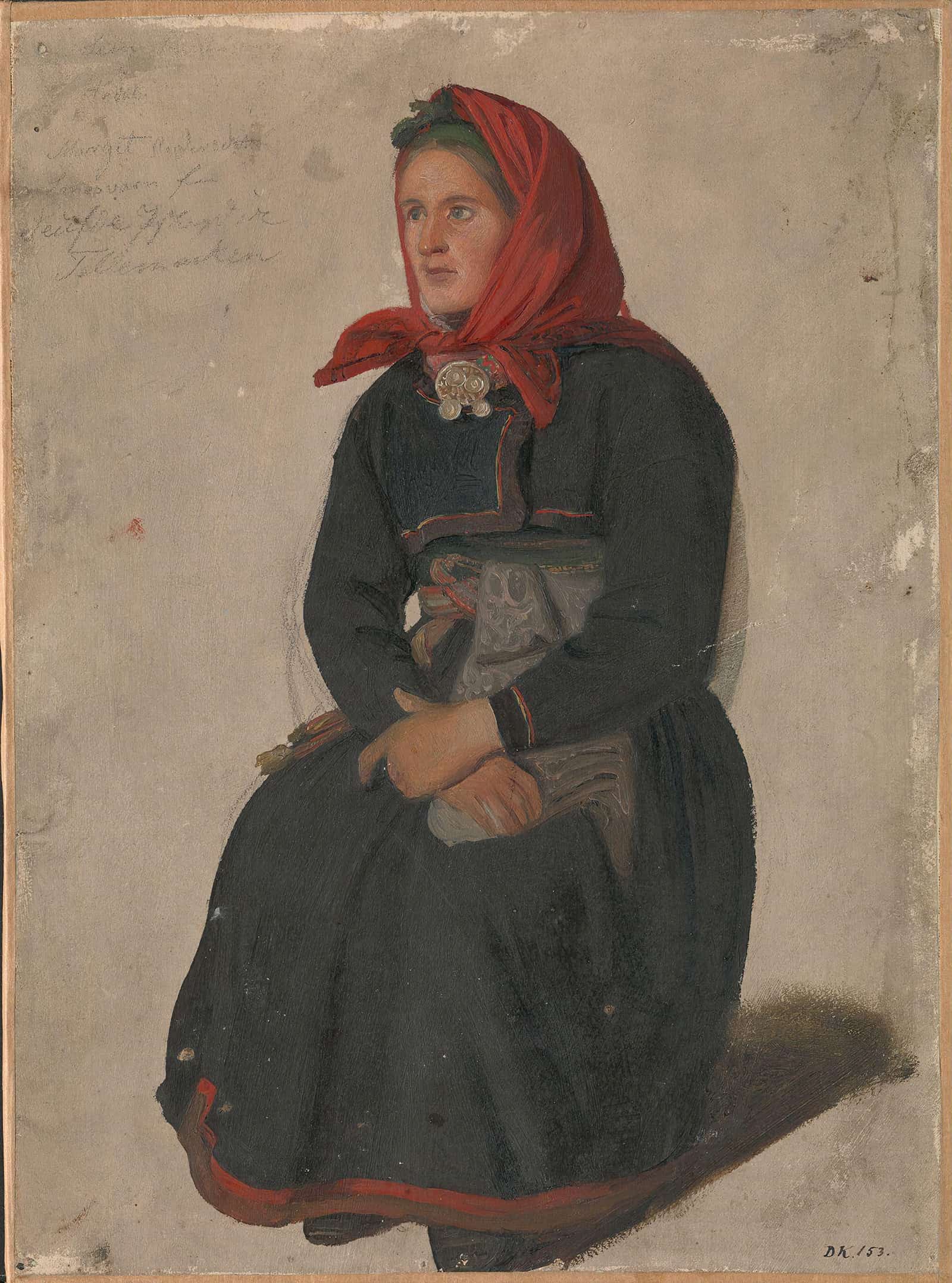 Peasant Woman From Telemark by Adolph Tidemand