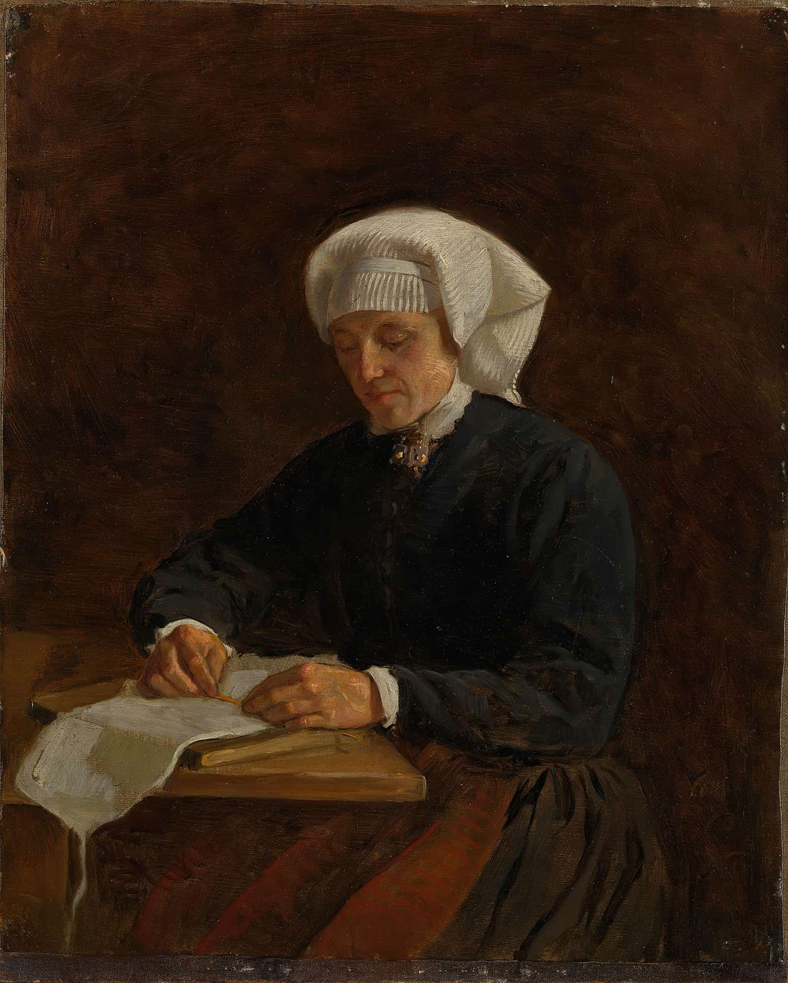 Peasant Woman From Vikoy by Adolph Tidemand