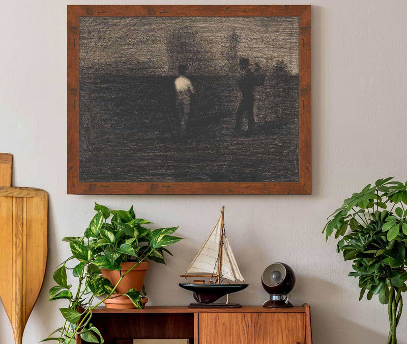 Peasants  by Georges Seurat