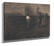 Peasants  by Georges Seurat