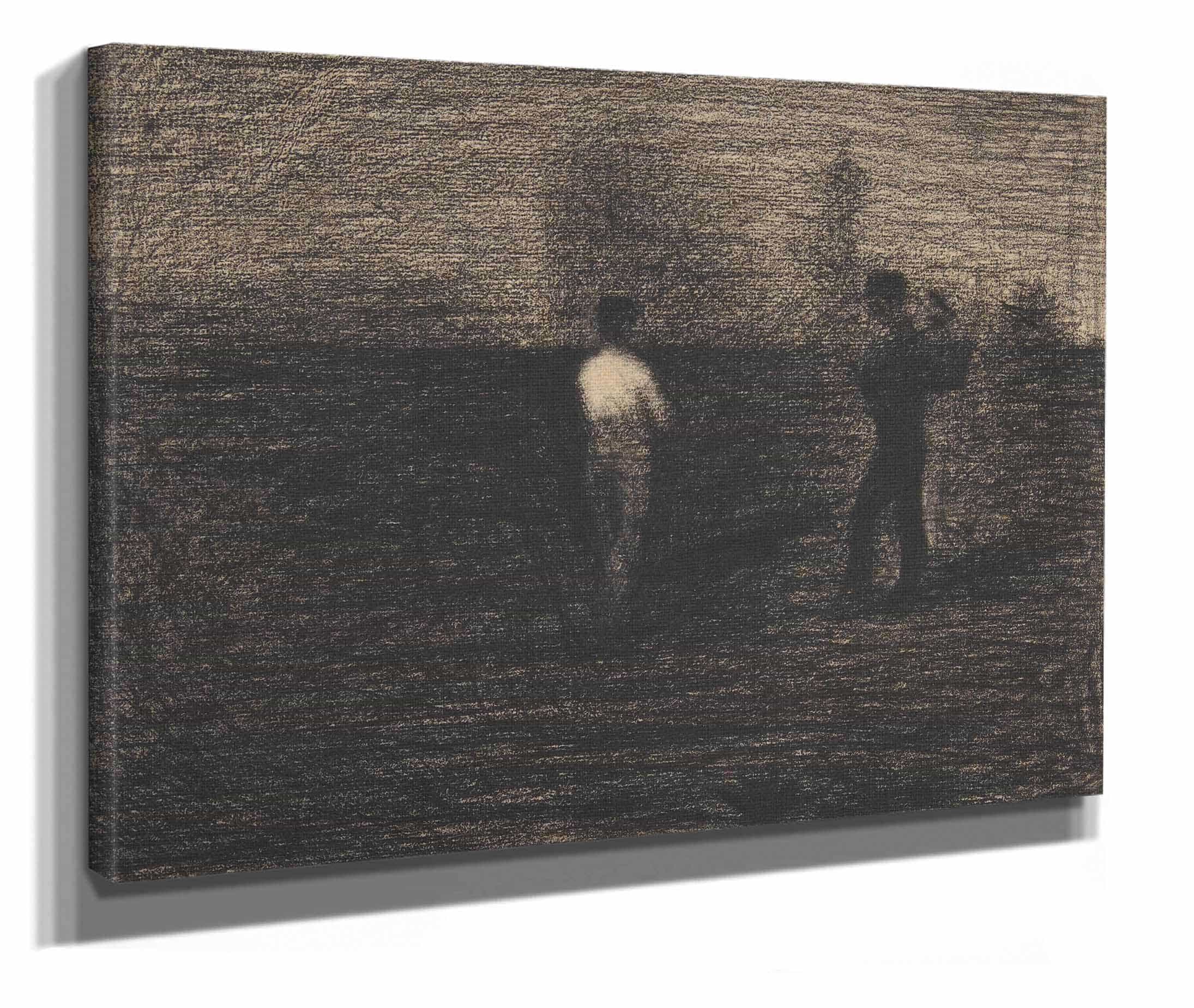 Peasants  by Georges Seurat