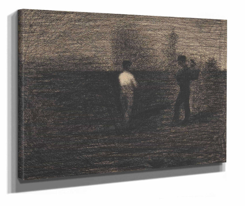 Peasants  by Georges Seurat