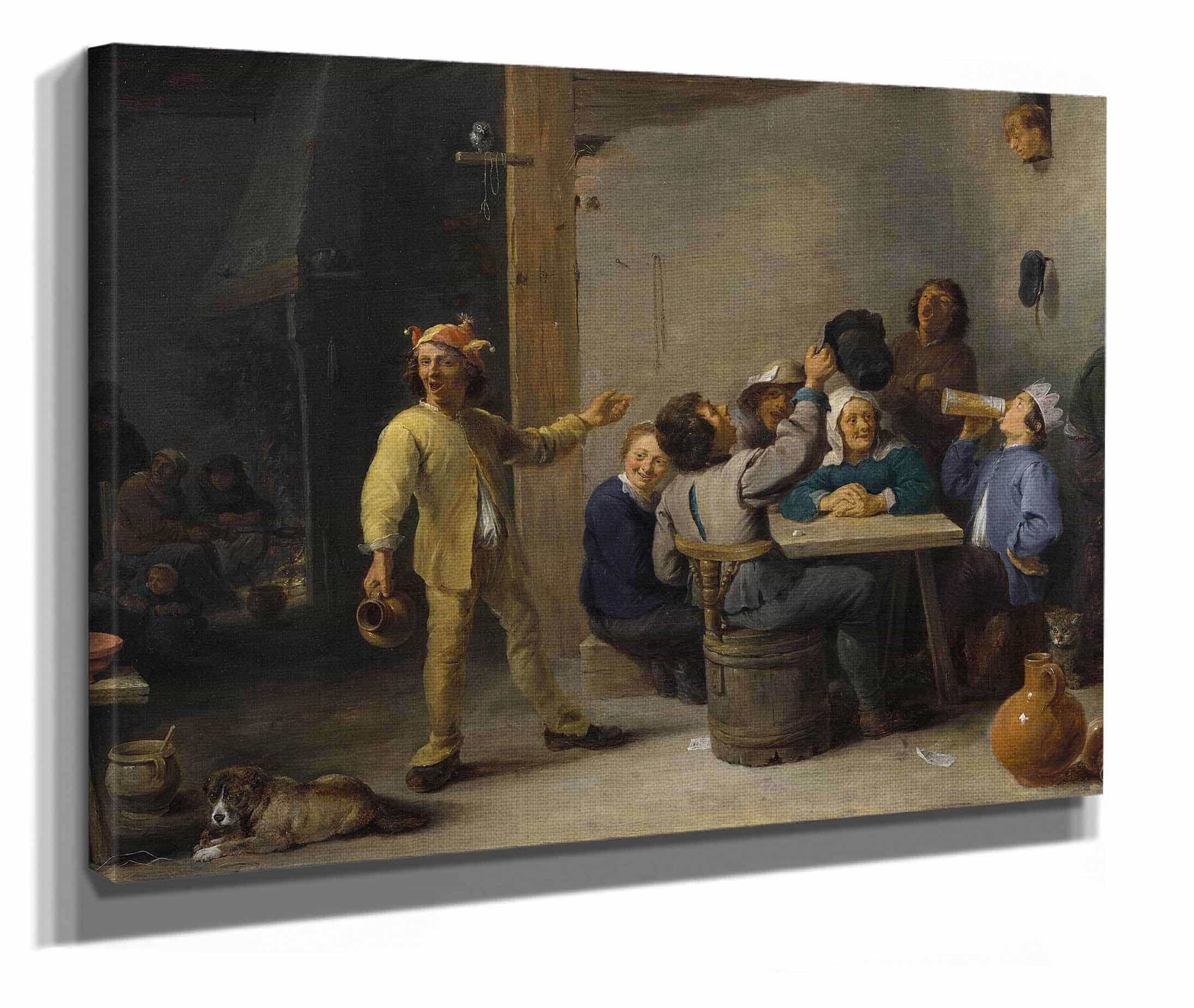 Peasants Celebrating Twelfth Night by David Teniers The Younger