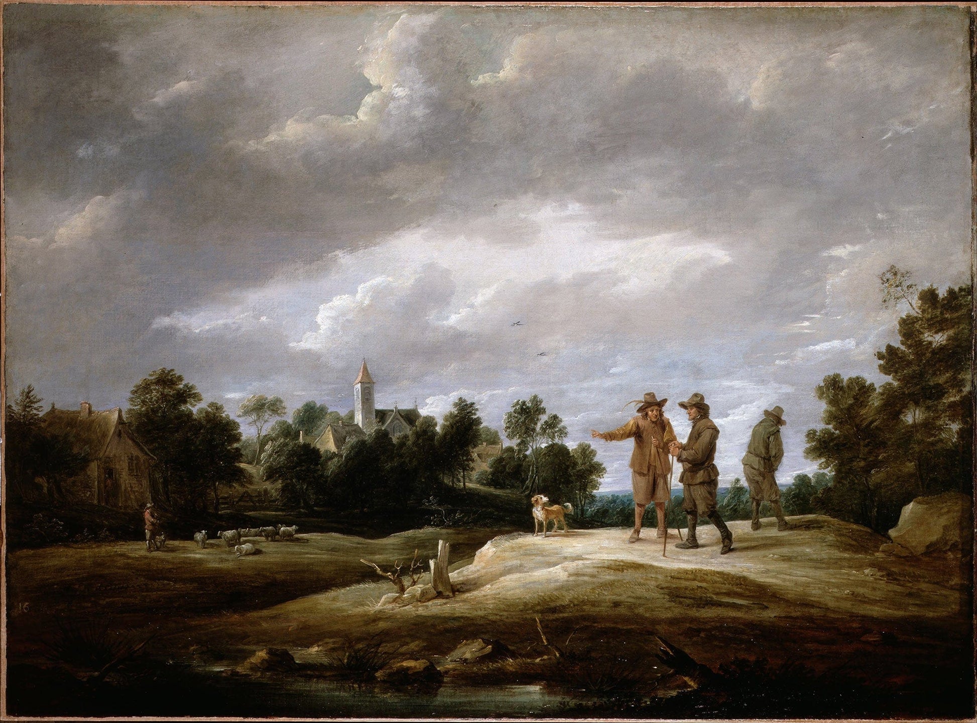 Peasants Conversing by David Teniers The Younger