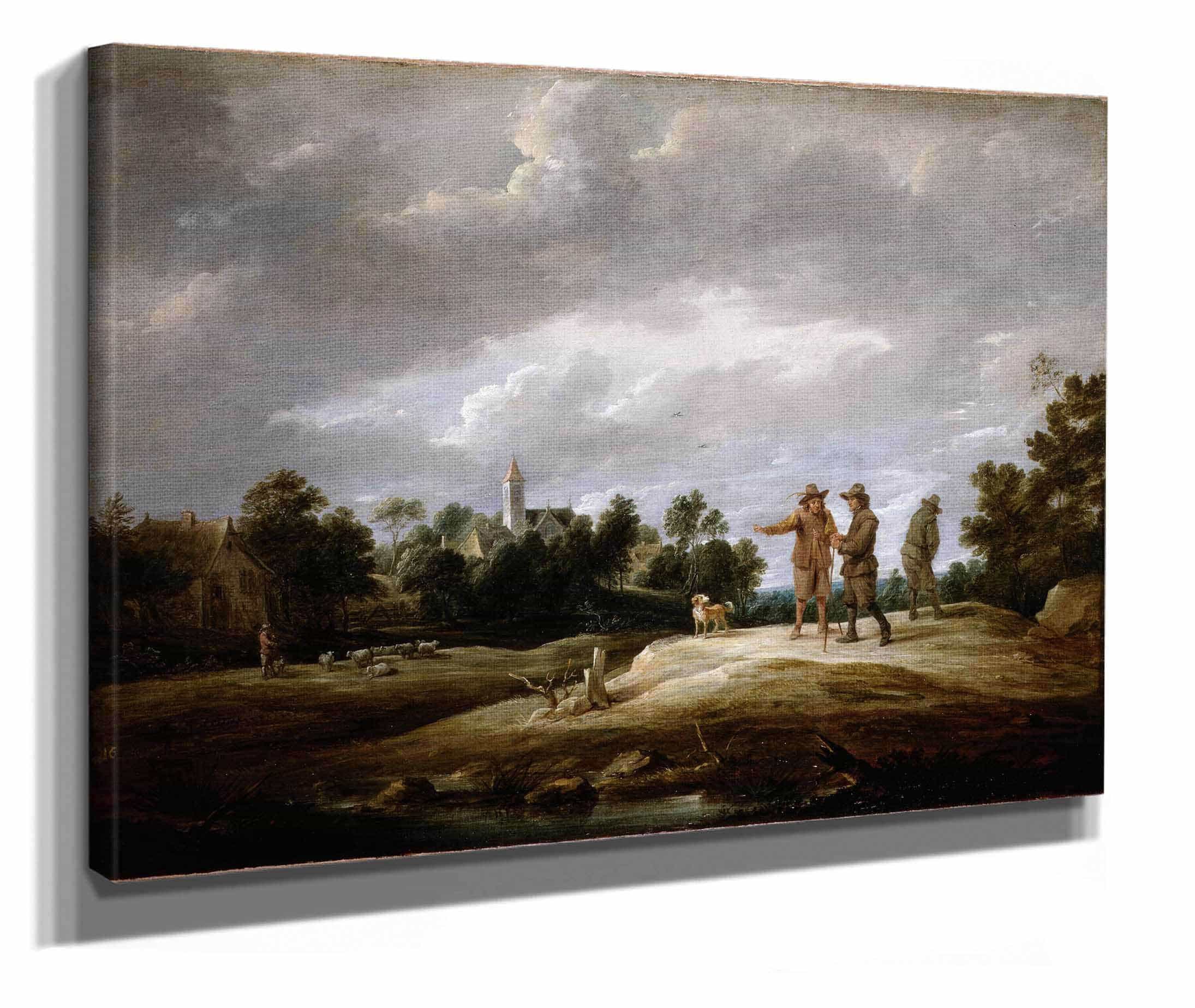 Peasants Conversing by David Teniers The Younger