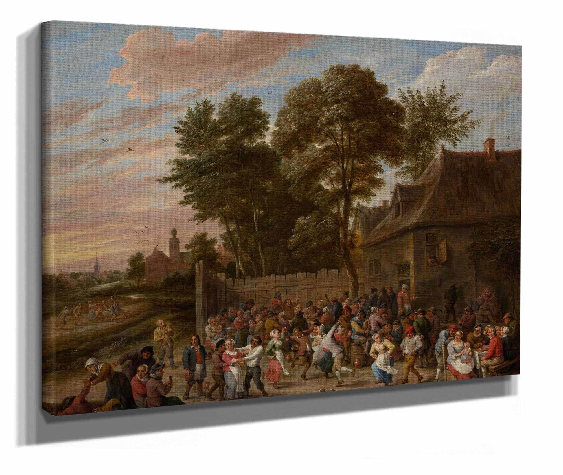Peasants Dancing And Feasting by David Teniers The Younger