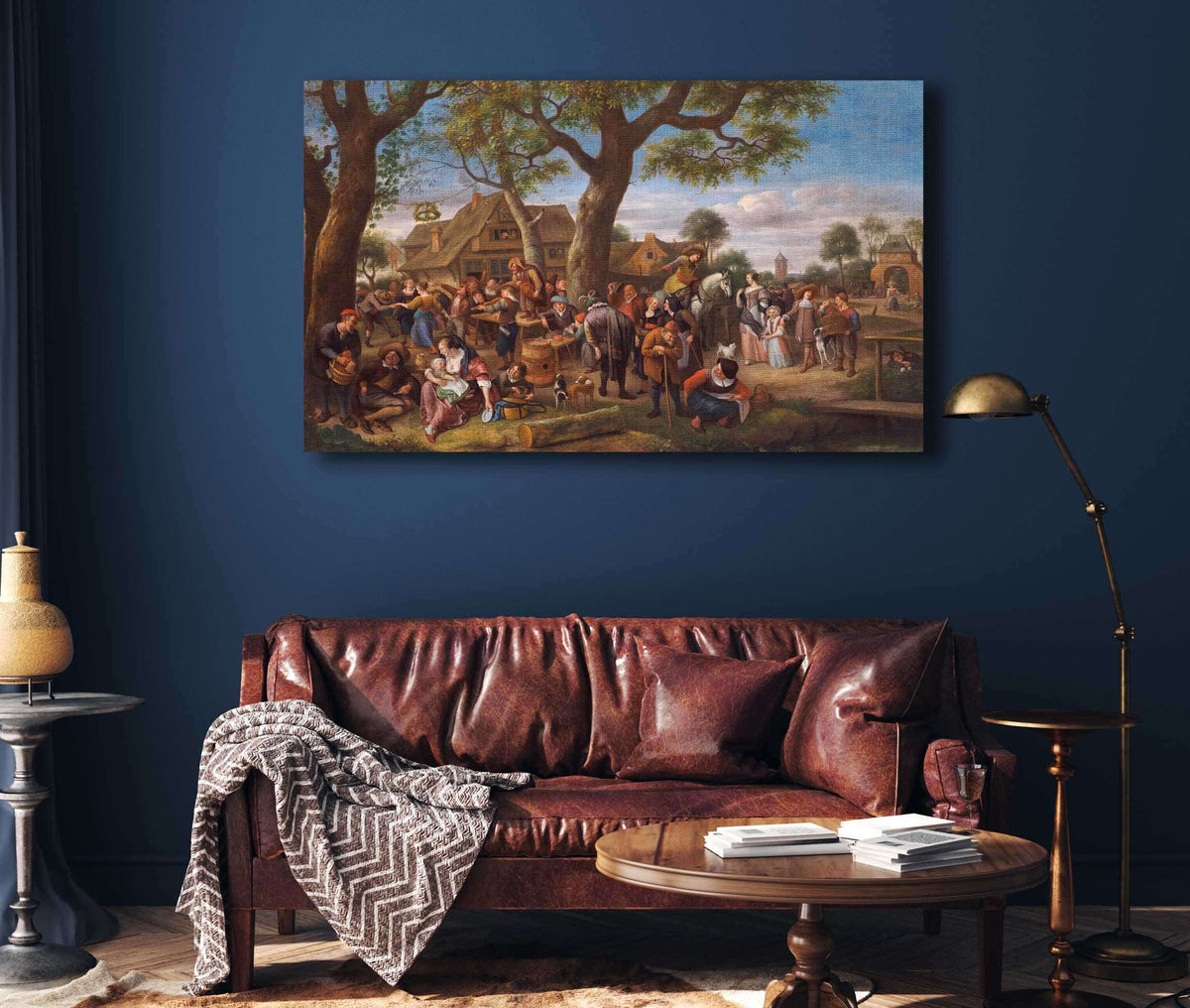 Peasants Merrymaking Outside An Inn by Jan Steen