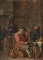 Peasants Smoking In An Inn by David Teniers The Younger