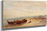 Pecheurs A Antibes by Felix Ziem