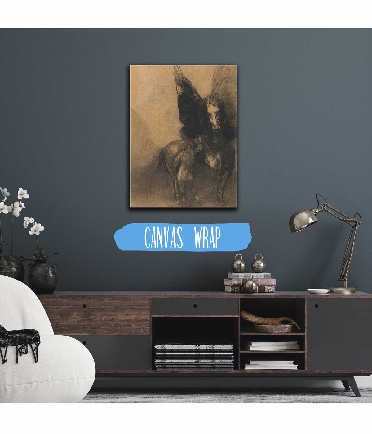 Pegasus And Bellerophon by Odilon Redon