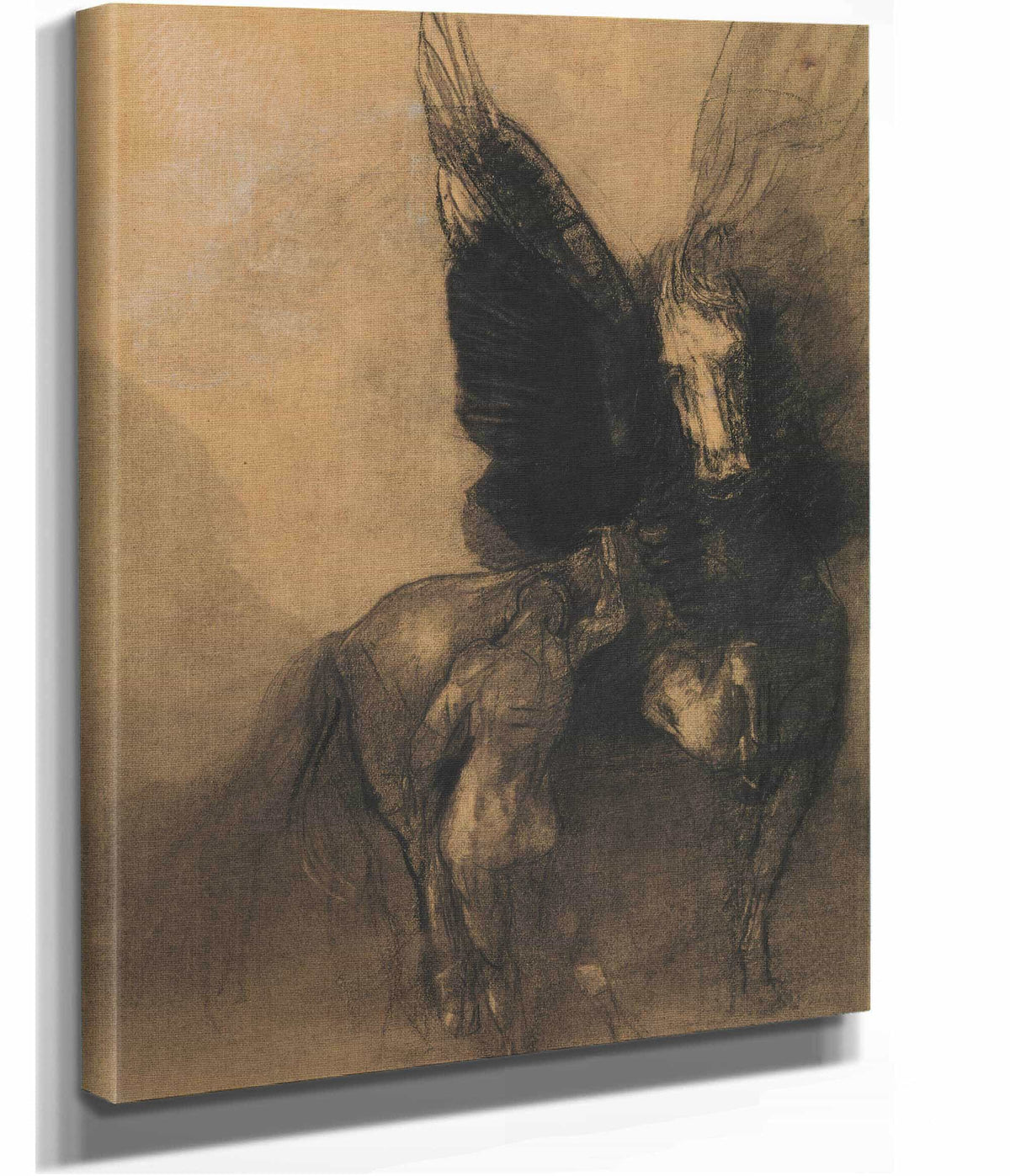 Pegasus And Bellerophon by Odilon Redon