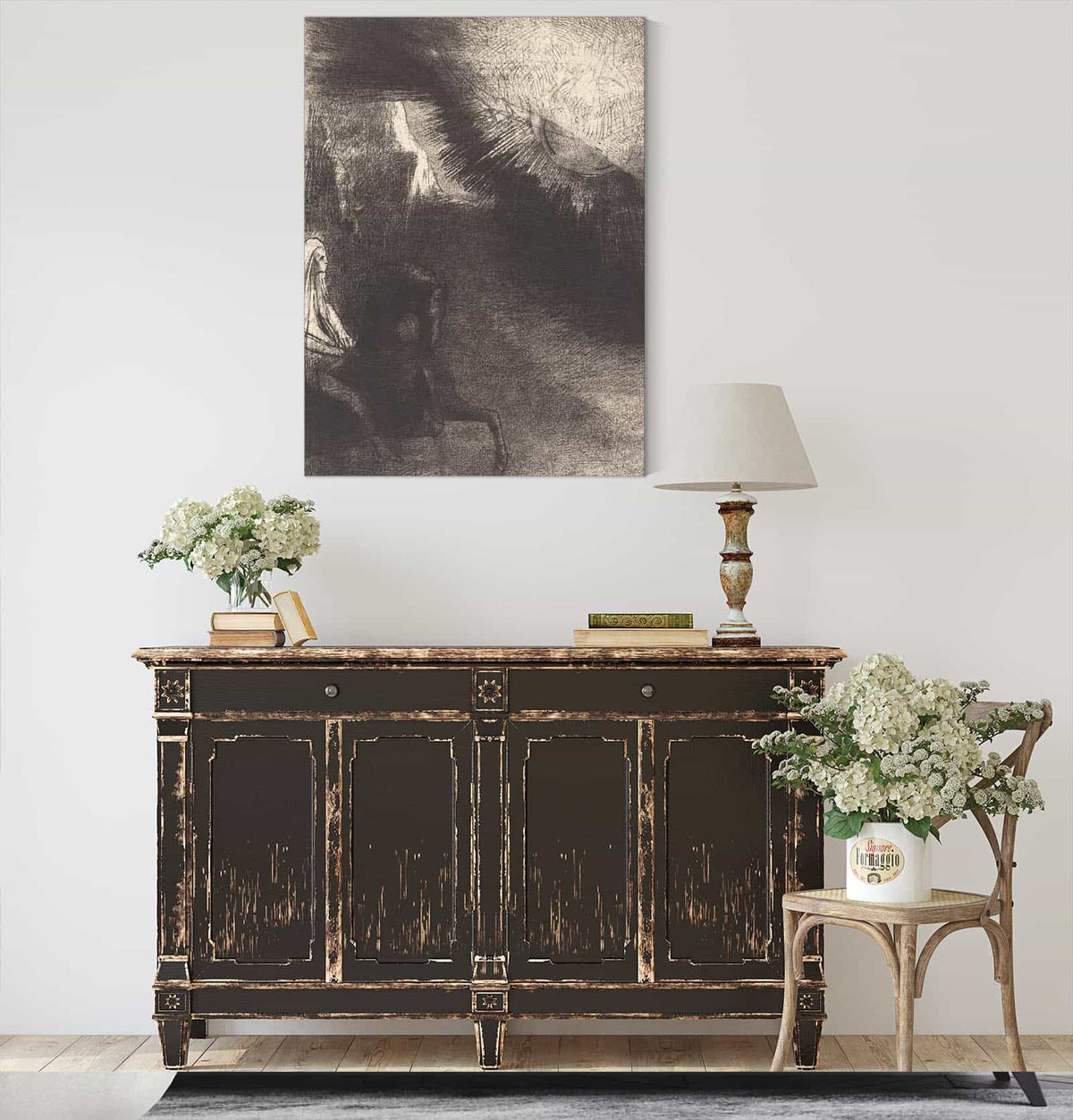 Pelerin Du Monde Sublunaire Pilgrim Of The Sublunary World by Odilon Redon