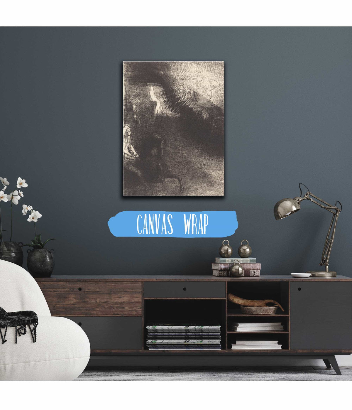 Pelerin Du Monde Sublunaire Pilgrim Of The Sublunary World by Odilon Redon