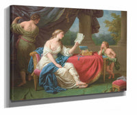 Penelope Reading A Letter From Odysseus by Louis Jean Francois Lagrenee