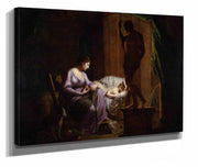 Penelope Unraveling Her Web  by Joseph Wright Of Derby