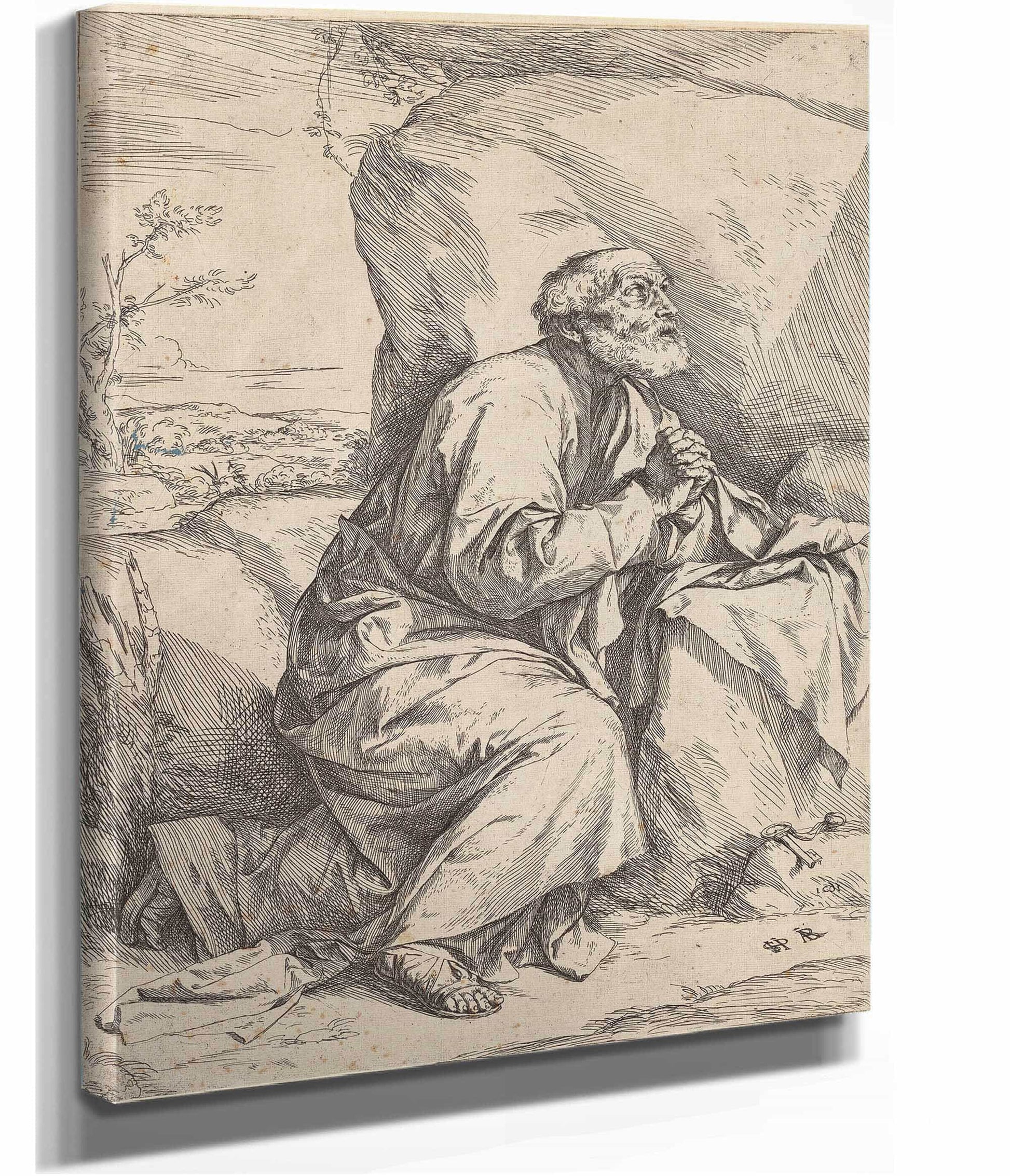 Penitence Of Saint Peter by Jusepe De Ribera