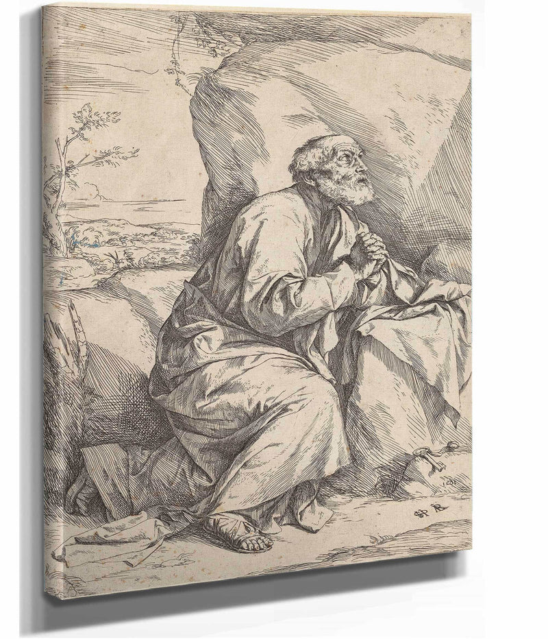 Penitence Of Saint Peter by Jusepe De Ribera