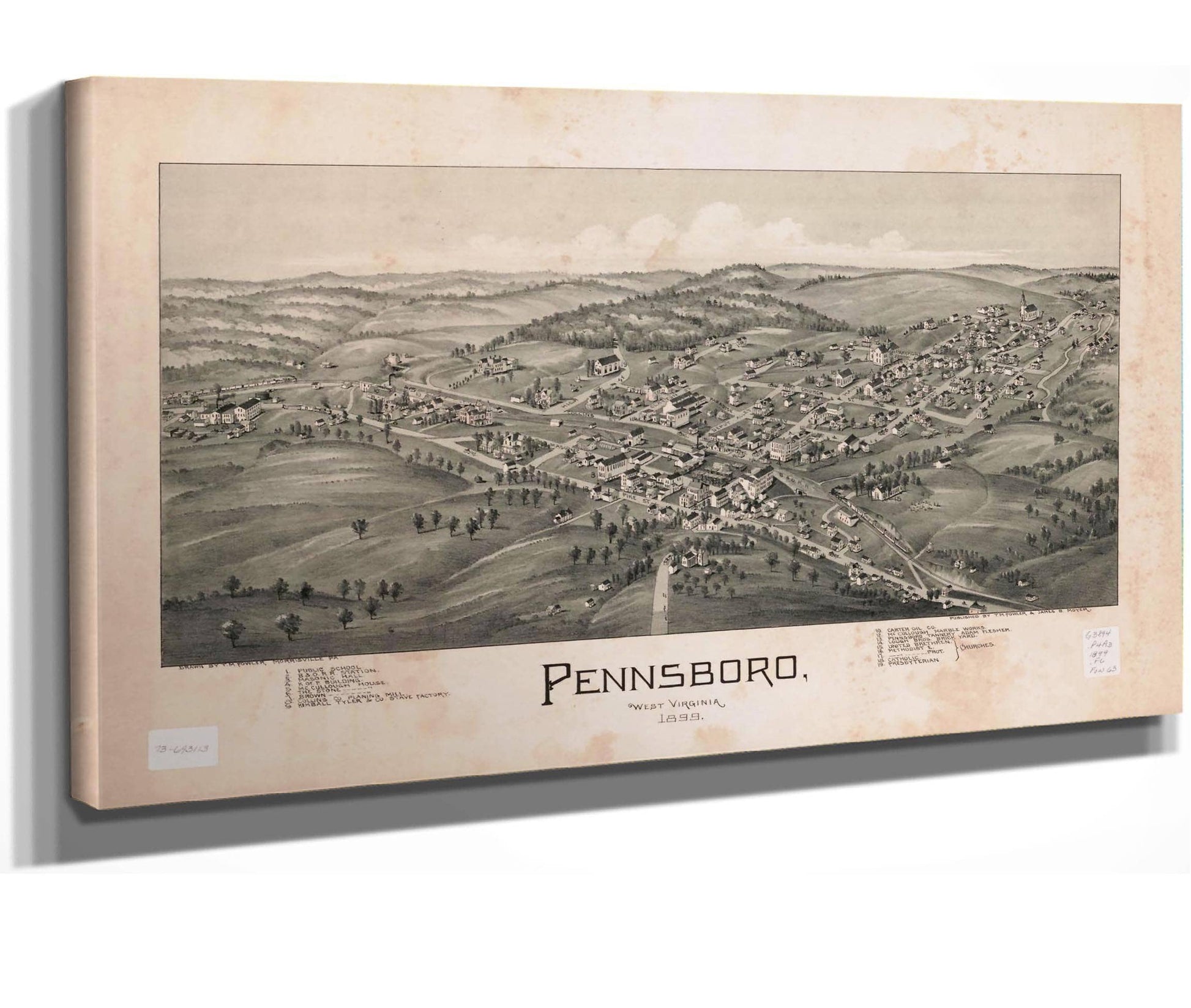 Pennsboro West Virginia 1899  State Of West Virginia