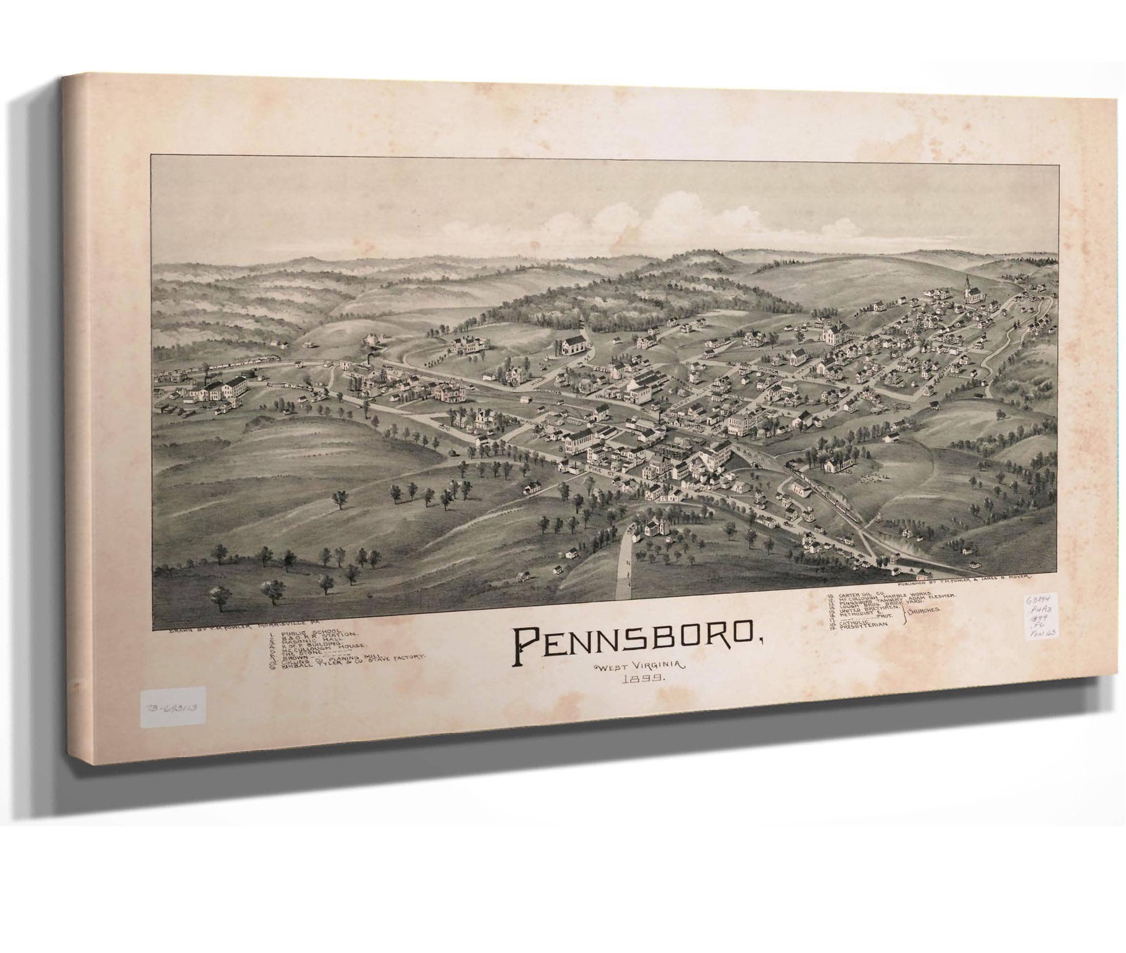 Pennsboro West Virginia 1899  State Of West Virginia