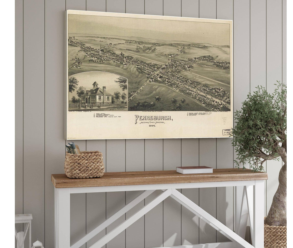 Pennsburgh Montgomery County Pennsylvania 1894  State Of Pennsylvania