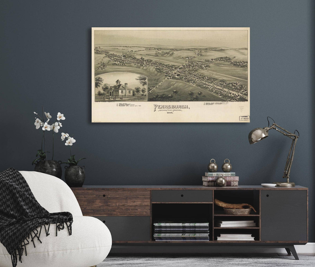 Pennsburgh Montgomery County Pennsylvania 1894  State Of Pennsylvania