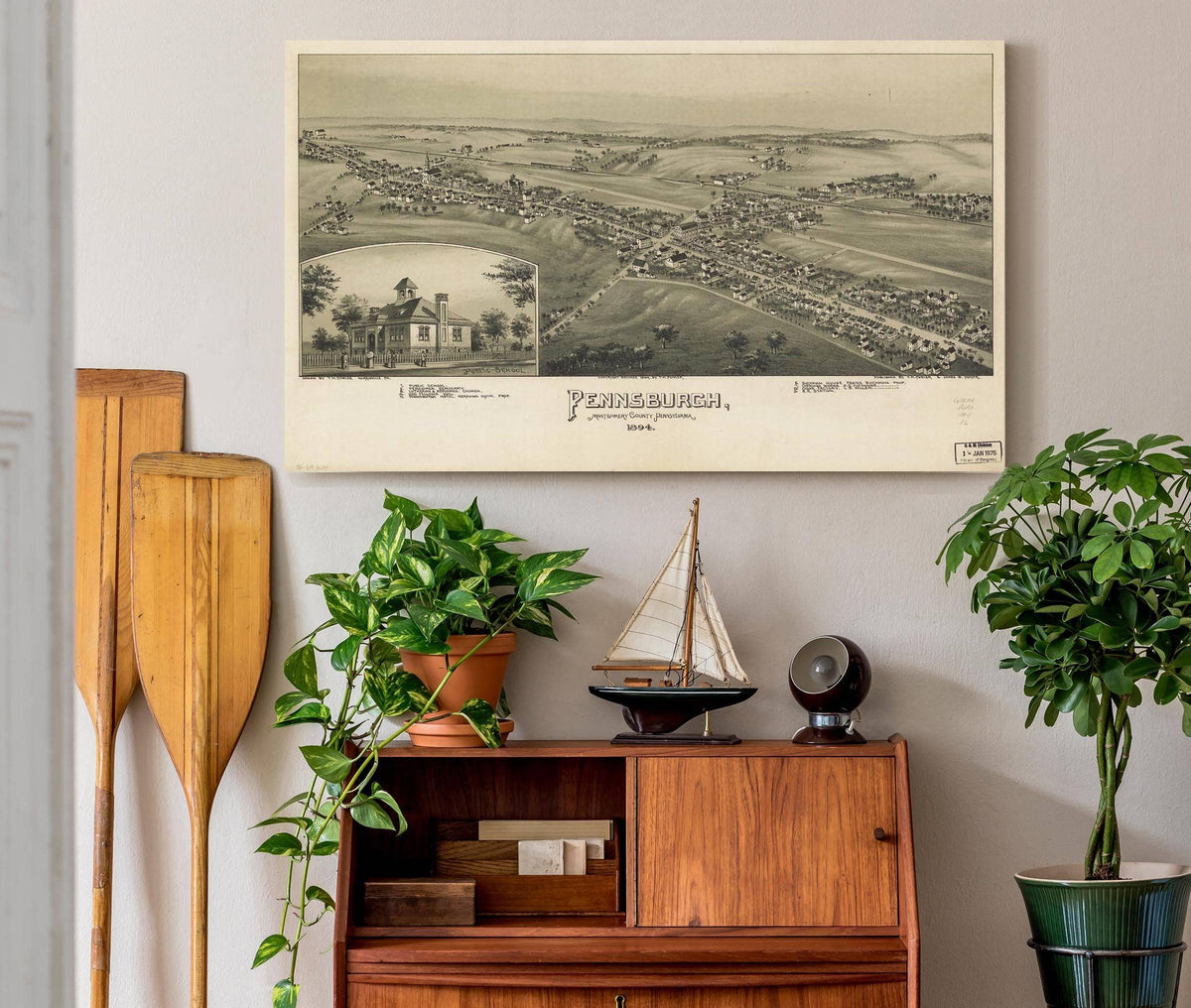 Pennsburgh Montgomery County Pennsylvania 1894  State Of Pennsylvania