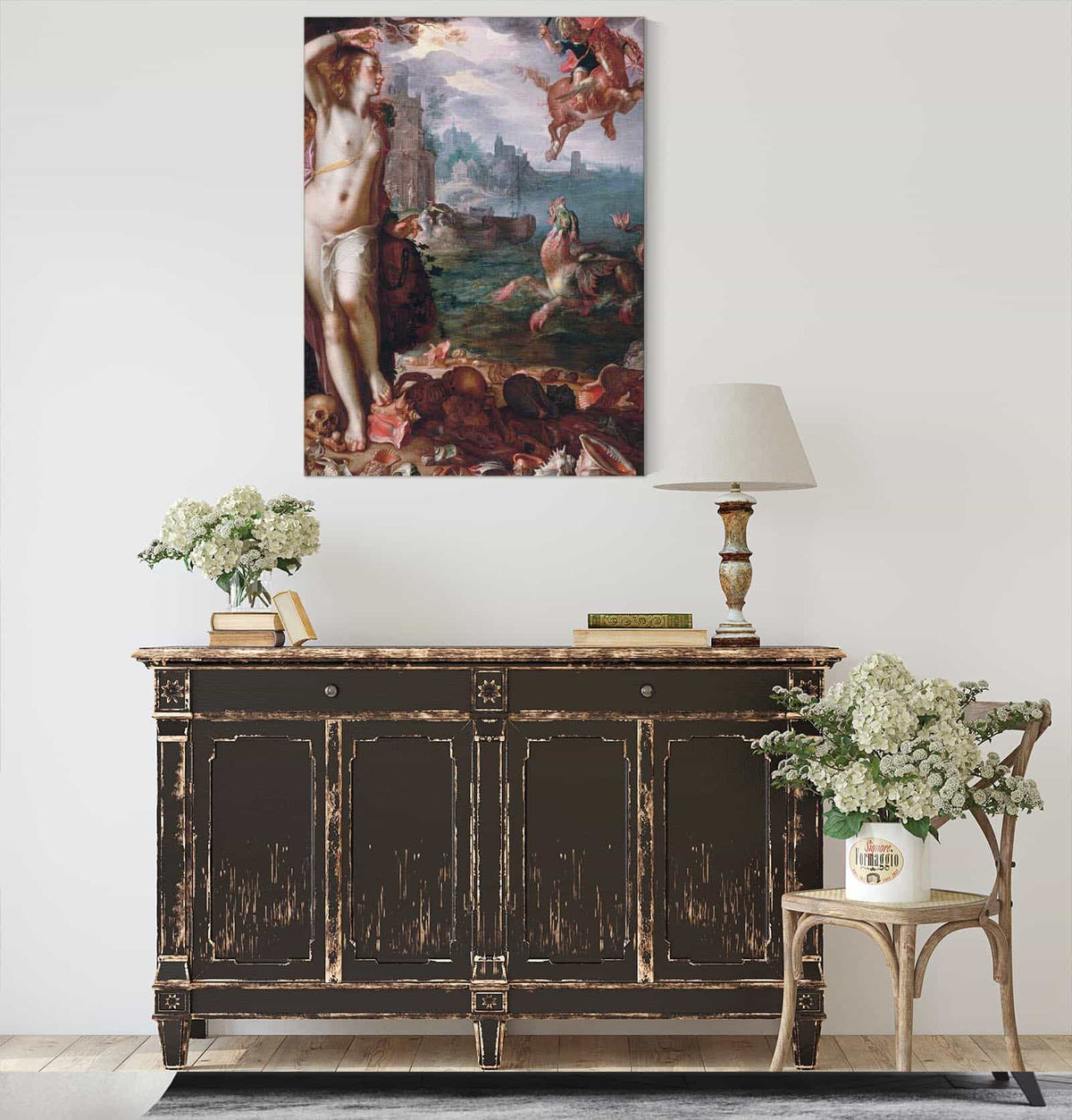 Perseus Releases Andromeda by Joachim Wtewael