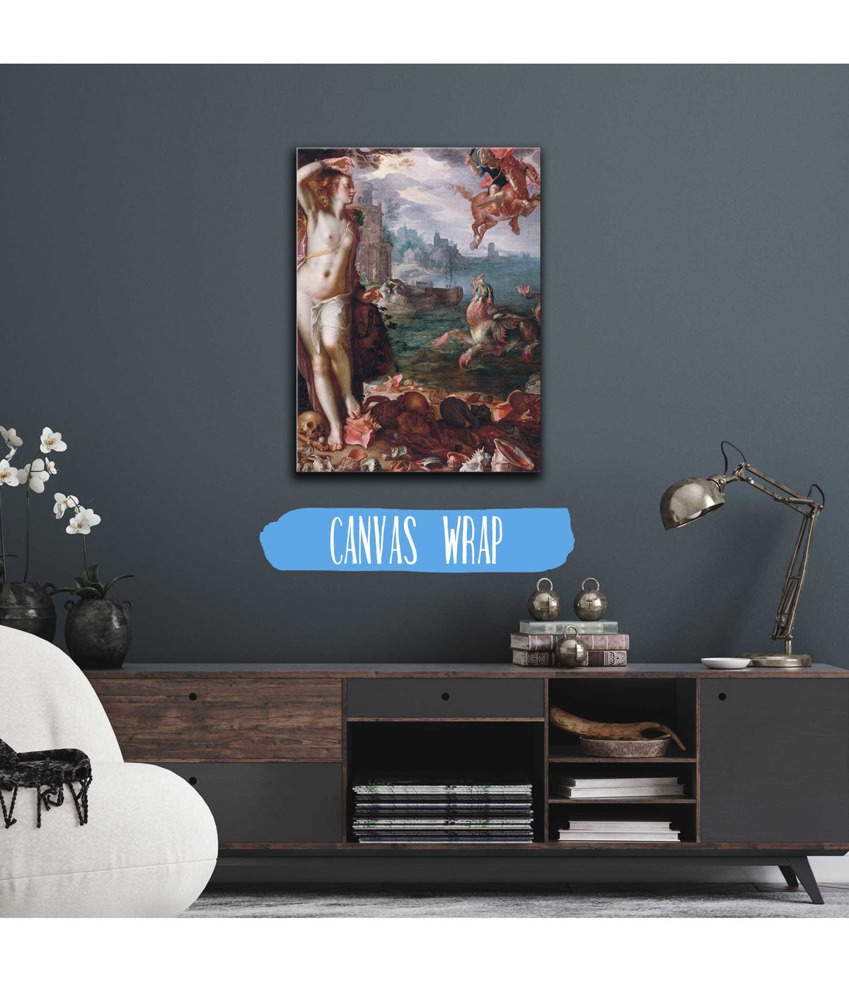 Perseus Releases Andromeda by Joachim Wtewael